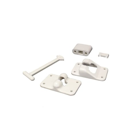 Lippert T-STYLE DR. HOLDER 4IN WH 1 381409